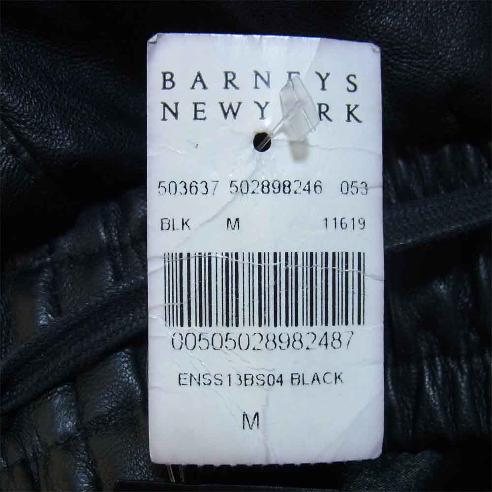 アンノアール 505028982487 USA製 レザー ハーフパンツ ショーツ ブラック系 M【中古】