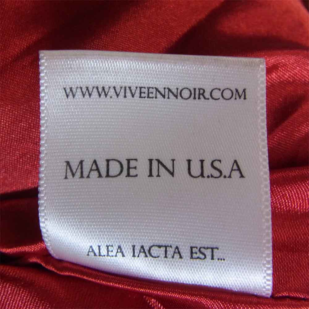 アンノアール USA製 レザー イージー パンツ ブラック系【中古】