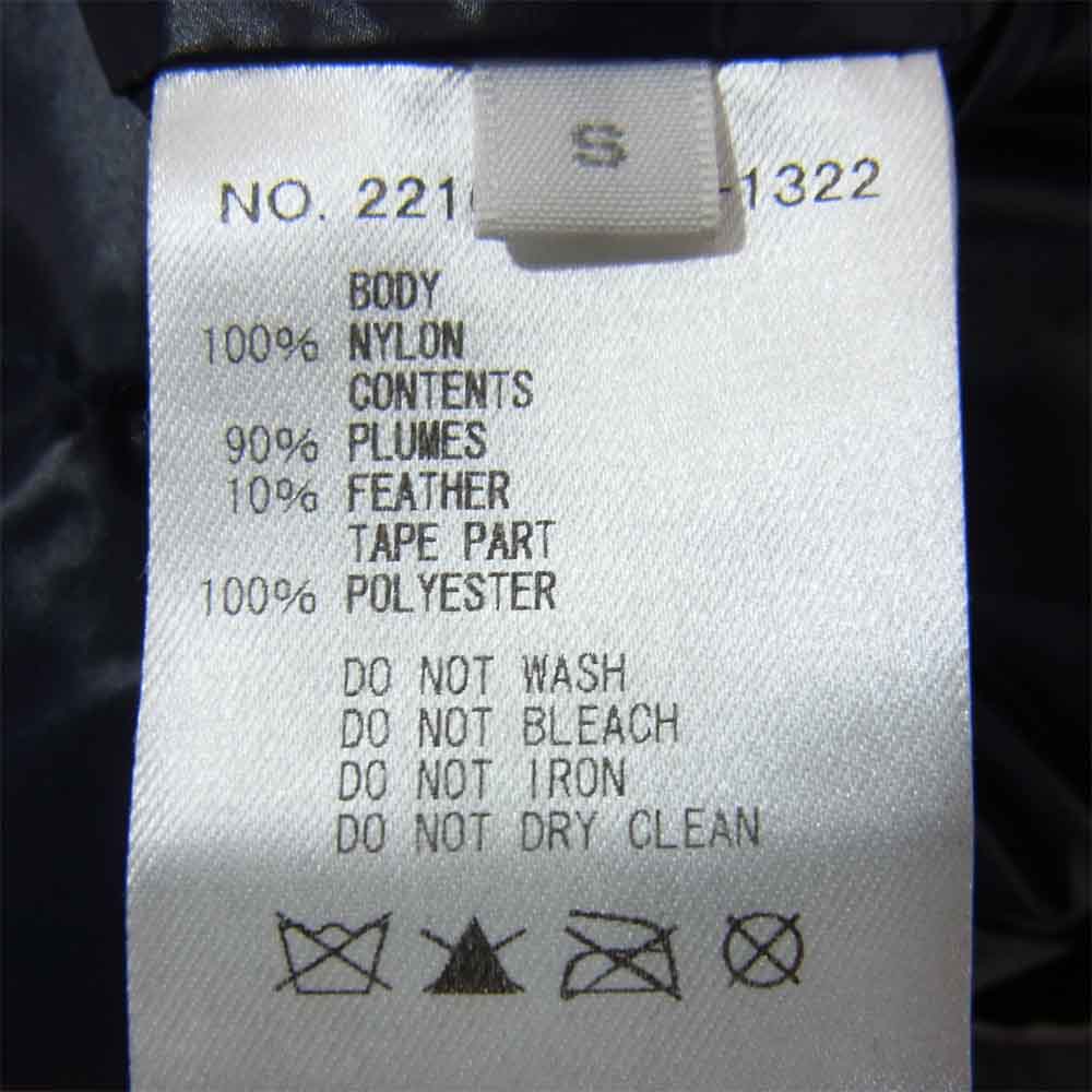 Ron Herman ロンハーマン 221040149-1322 パイピング ダウン ジャケット ダークネイビー系 S【中古】