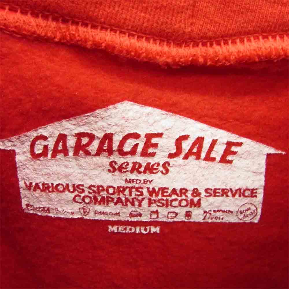 サイコム GARAGE SALE series ガレージセールシリーズ パーカー レッド系 M【美品】【中古】