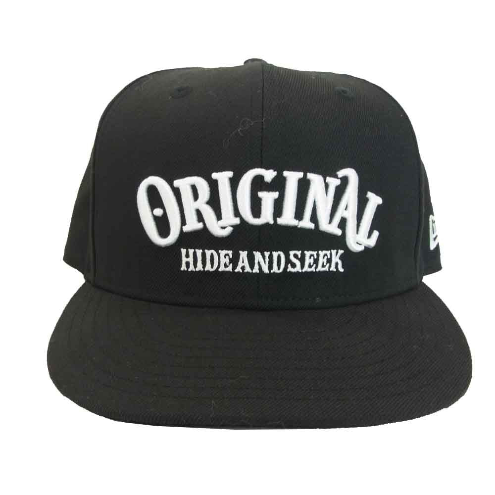 TENDERLOIN テンダーロイン × HIDEANDSEEK NEWERA BASEBALL CAP キャップ 帽子 ブラック系【美品】【中古】