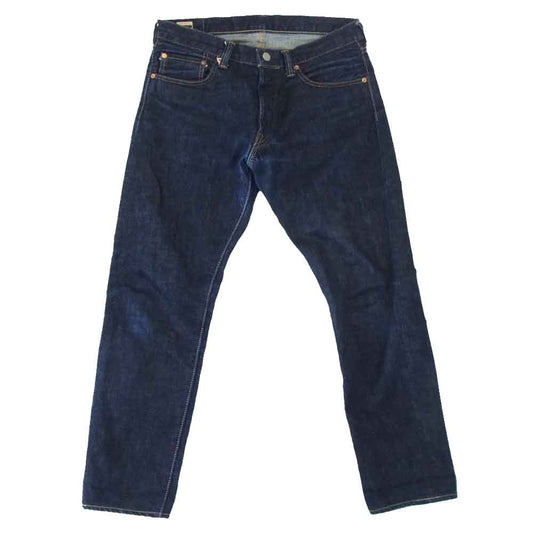 MOMOTARO JEANS 桃太郎ジーンズ 0105SP GOING TO BATTLE LABEL セルビッチ 出陣 ナローテーパード インディゴブルー系 W31【中古】