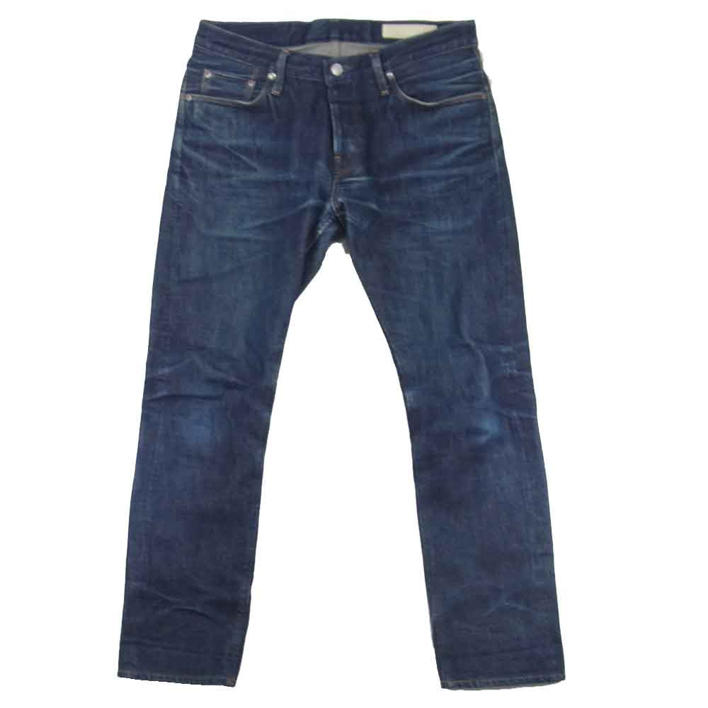 BIG JOHN ビッグジョン R009 RARE JEANS SLIM 15.5oz レア スリム ジーンズ インディゴブルー系 32【中古】
