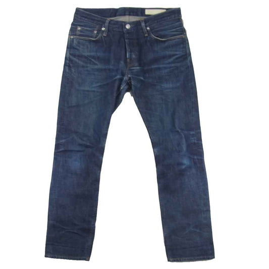 BIG JOHN ビッグジョン R009 RARE JEANS SLIM 15.5oz レア スリム ジーンズ インディゴブルー系 32【中古】