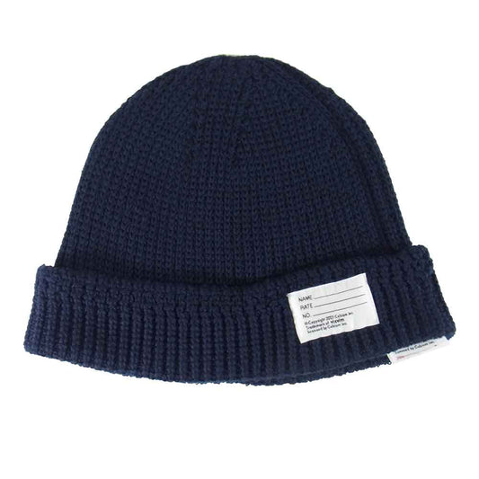 VISVIM ビズビム 0120103003028 KNIT BEANIE ニット ビーニー ネイビー系 FREE【極上美品】【中古】