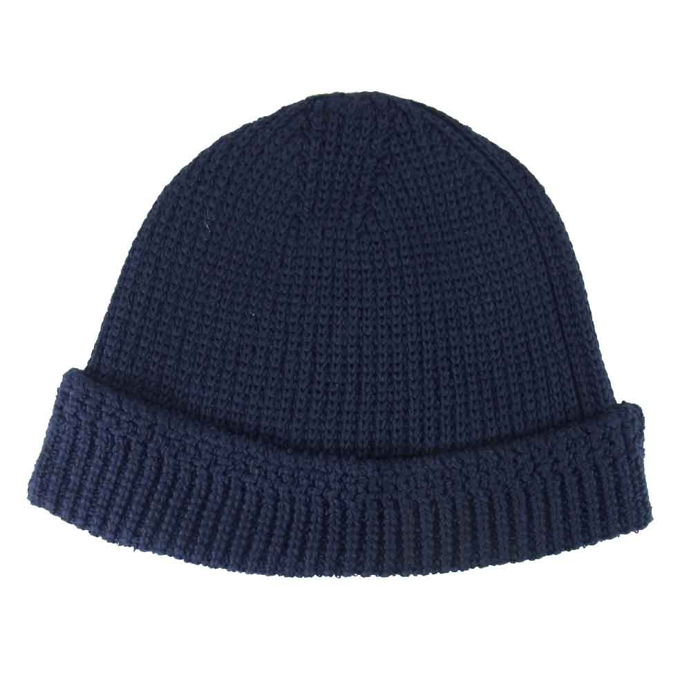 VISVIM ビズビム 0120103003028 KNIT BEANIE ニット ビーニー ネイビー系 FREE【極上美品】【中古】