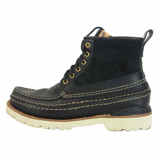 VISVIM ビズビム GRIZZLY BOOTS MID-FOLK グリズリーブーツ ブラック系 US11【美品】【中古】