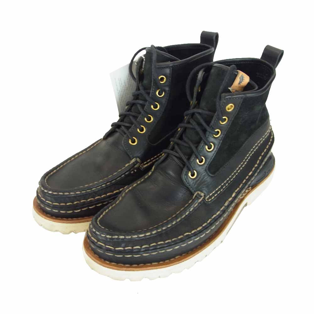 VISVIM ビズビム GRIZZLY BOOTS MID-FOLK グリズリーブーツ ブラック系 US11【美品】【中古】