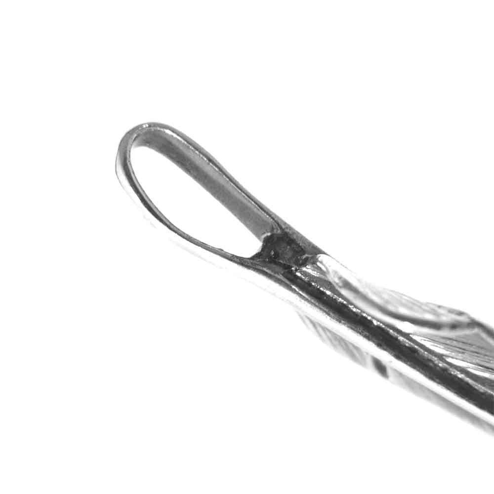 LARRY SMITH ラリースミス KAZEKIRI FEATHER カゼキリフェザー ペンダント トップ Mサイズ シルバー系【中古】
