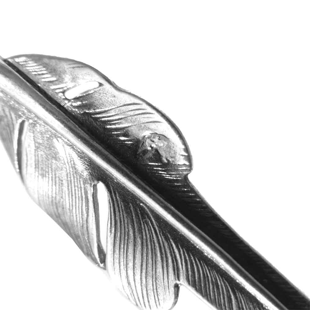 LARRY SMITH ラリースミス KAZEKIRI FEATHER カゼキリフェザー ペンダント トップ Mサイズ シルバー系【中古】