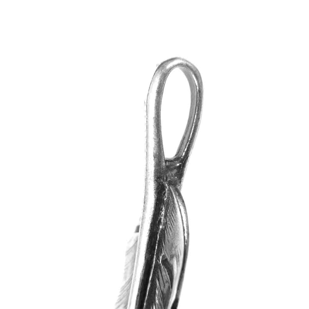 LARRY SMITH ラリースミス KAZEKIRI FEATHER カゼキリフェザー ペンダント トップ Mサイズ シルバー系【中古】