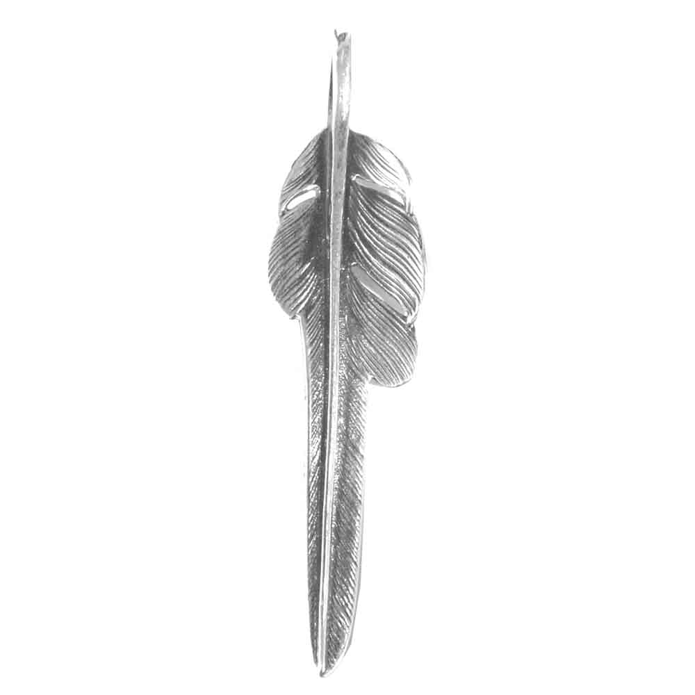 LARRY SMITH ラリースミス KAZEKIRI FEATHER カゼキリフェザー ペンダント トップ Mサイズ シルバー系【中古】