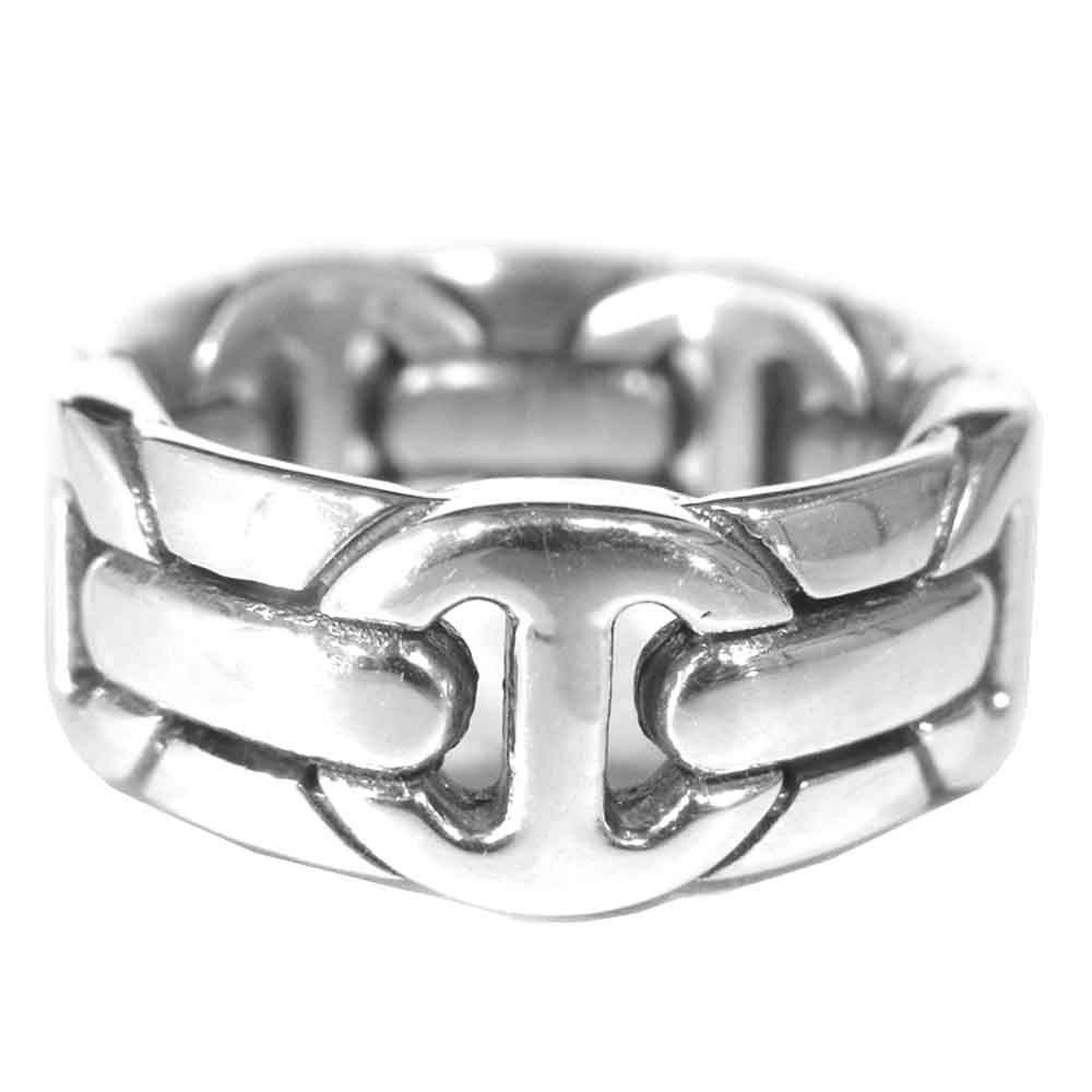 ホーセンブース WALL DAME RING ウォールダム リング シルバー系 12～13号程度【中古】