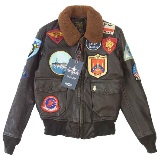 コックピットユーエスエー Type G-1 Brown TOP GUN トップガン ブラウン系 36【中古】