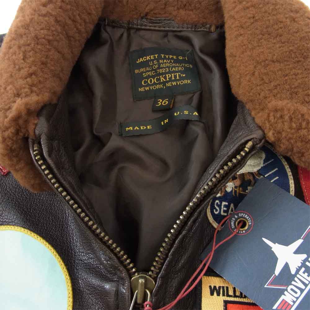 コックピットユーエスエー Type G-1 Brown TOP GUN トップガン ブラウン系 36【中古】