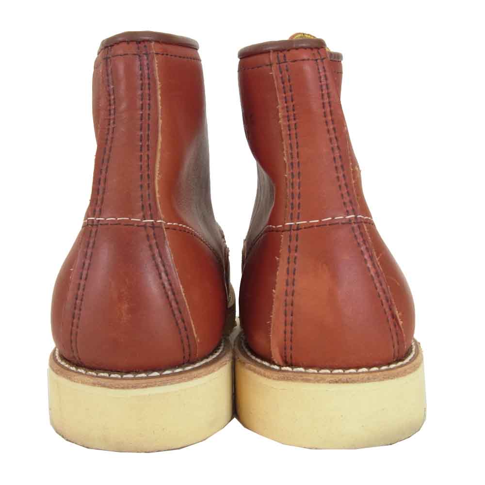 RED WING レッドウィング 875 IrishSetter アイリッシュセッター 半円犬タグ 赤茶系 US7E【極上美品】【中古】