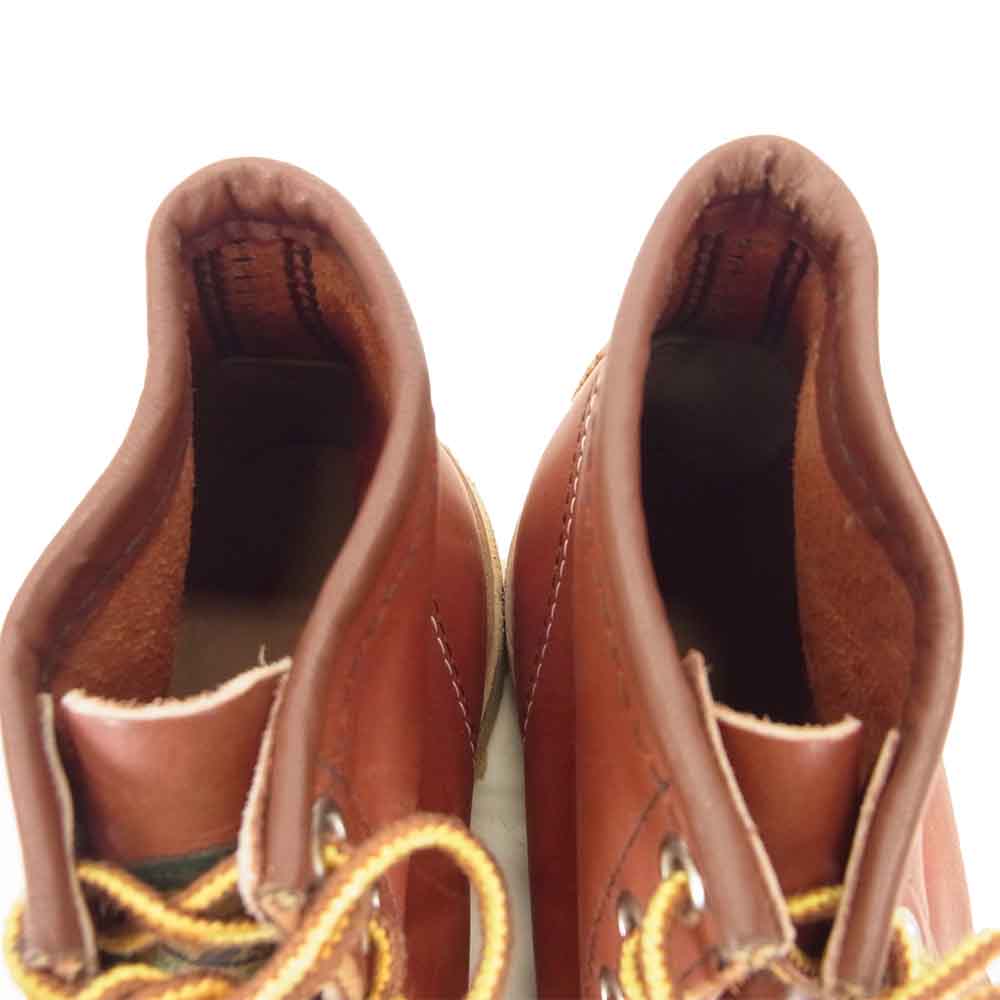 RED WING レッドウィング 875 IrishSetter アイリッシュセッター 半円犬タグ 赤茶系 US7E【極上美品】【中古】