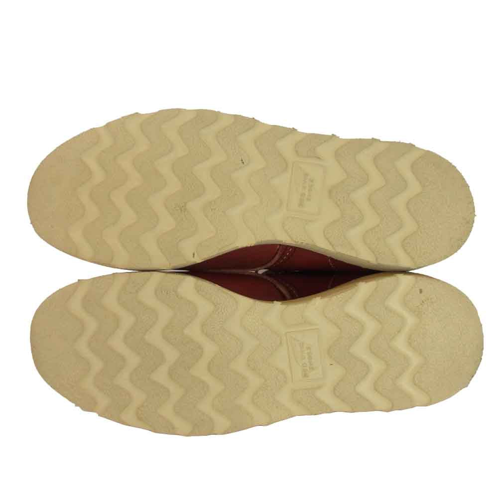RED WING レッドウィング 875 IrishSetter アイリッシュセッター 半円犬タグ 赤茶系 US7E【極上美品】【中古】