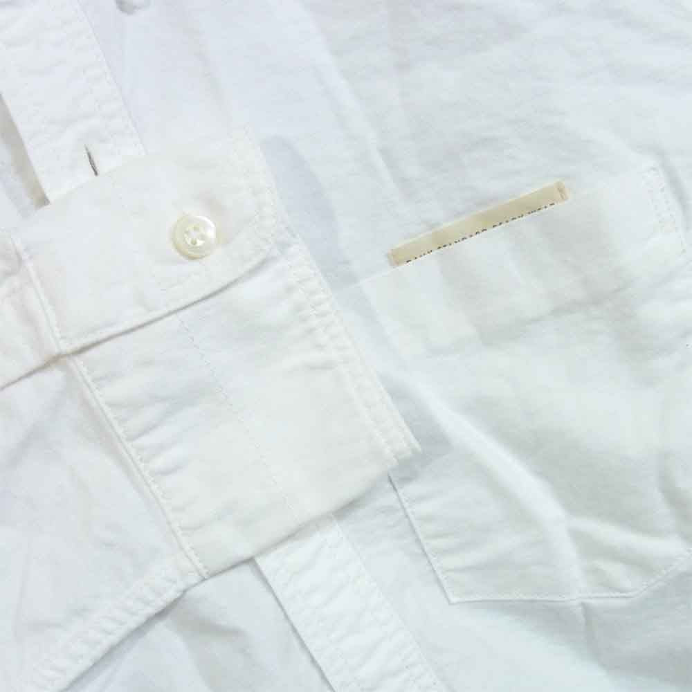 Sandinista サンディニスタ Standard OX BD Shirt スタンダード オックスフォード ボタンダウン シャツ ホワイト系 L【中古】