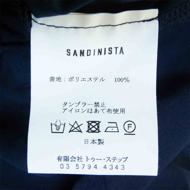 Sandinista サンディニスタ SS20-02-BT Spring Move Fit Easy Pants ムーブフィット ナイロン パンツ  ネイビー系 L【新古品】【未使用】【中古】