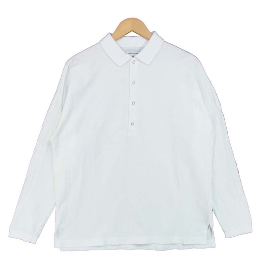 nonnative ノンネイティブ NN-C3505 CLERK POLO LS TEE COTTON PIQUE コットン 長袖 ポロシャツ ホワイト系 1【中古】