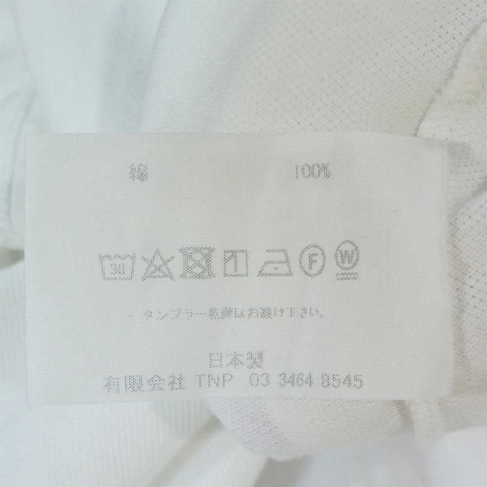 nonnative ノンネイティブ NN-C3505 CLERK POLO LS TEE COTTON PIQUE コットン 長袖 ポロシャツ ホワイト系 1【中古】