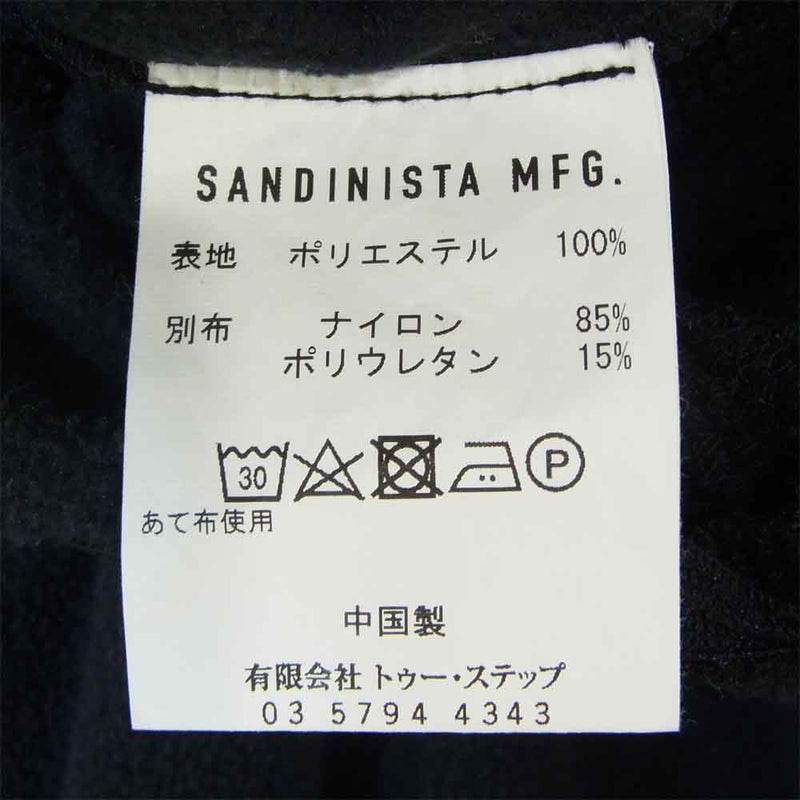 Sandinista サンディニスタ Microfleece Inner Jacket マイクロフリース インナー ジャケット ブラック系 L【中古】