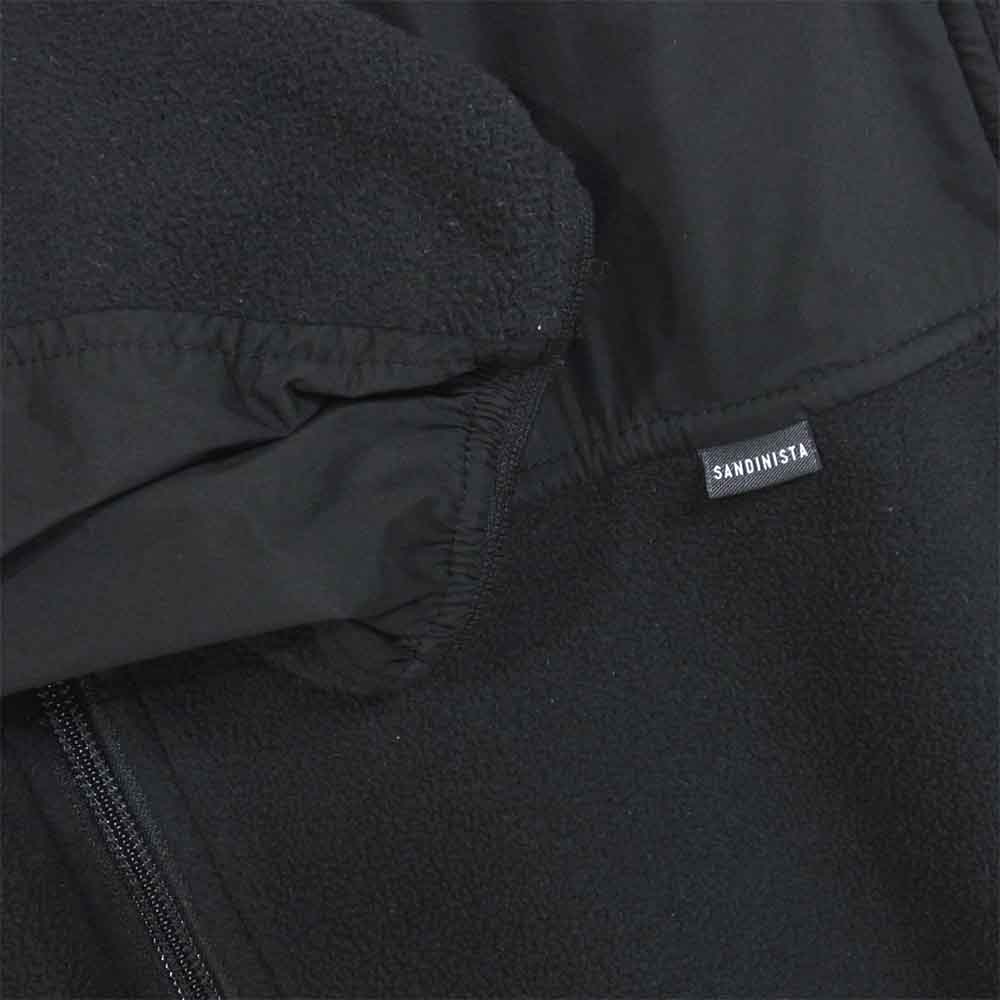 Sandinista サンディニスタ Microfleece Inner Jacket マイクロフリース インナー ジャケット ブラック系 L【中古】