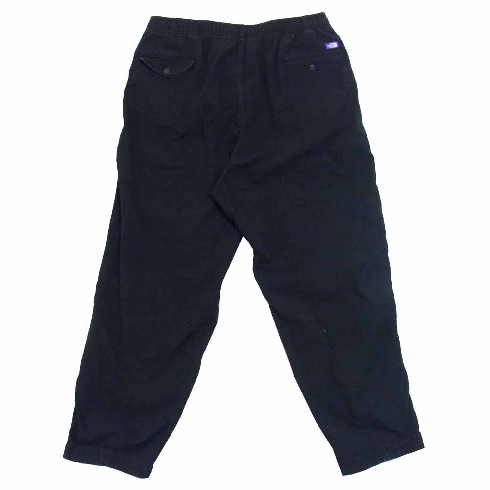 THE NORTH FACE ノースフェイス NT5003 PURPLE LABEL パープルレーベル Mountain Shirred Waist Pants マウンテン 社0リング ウエストパンツ ブラック系 34【中古】