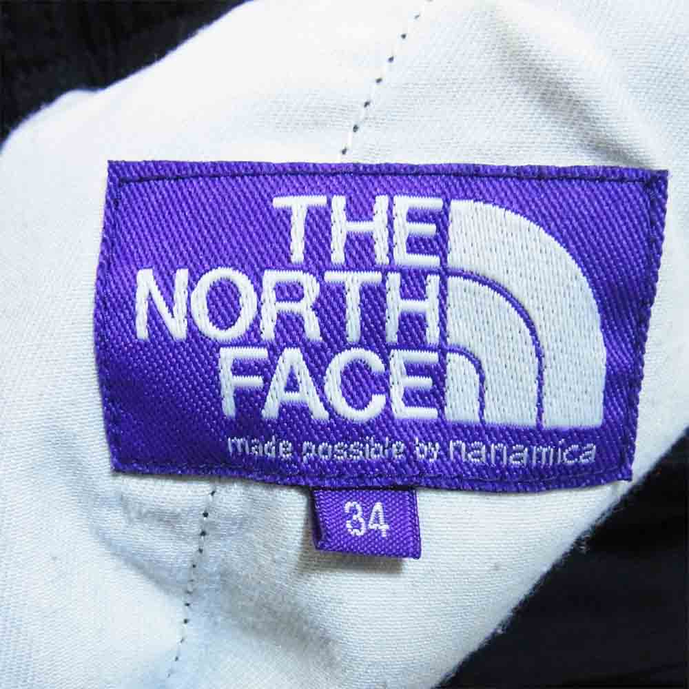 THE NORTH FACE ノースフェイス NT5003 PURPLE LABEL パープルレーベル Mountain Shirred Waist Pants マウンテン 社0リング ウエストパンツ ブラック系 34【中古】