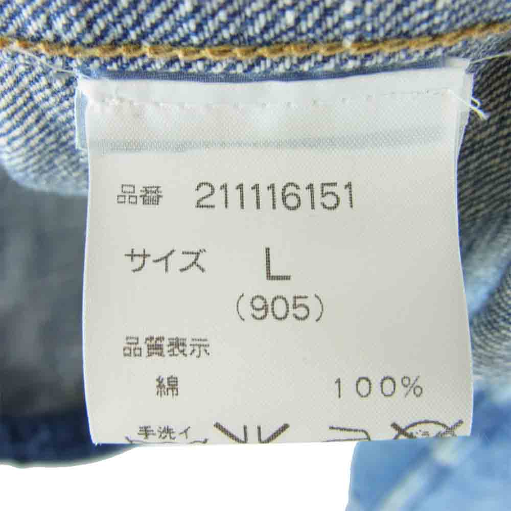 nonnative ノンネイティブ 211116151 Rags McGREGOR ラグスマックレガー TRACKER DENIM BLOUSON トラッカー デニム ブルゾン ライトブルー系 3【中古】