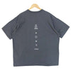 GRAPHPAPER グラフペーパー POET MEETS DUBWISE ポエットミーツダブワイズ ビッグシルエット 沈黙詩人 Wonder プリント Tシャツ チャコール系 F【美品】【中古】