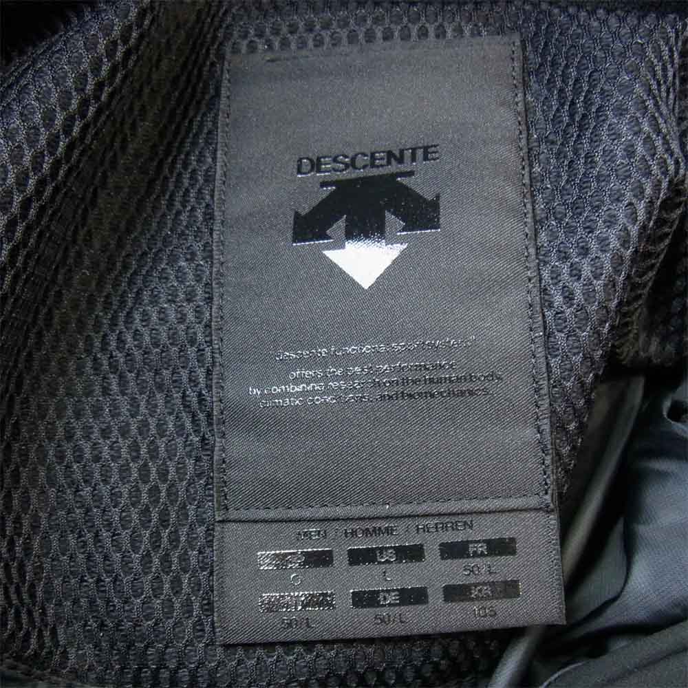 DESCENTE デサント DAMQGK30U ALLTERRAIN オルテライン 水沢ダウン マウンテニア ジャケット ブラック系 L【美品】【中古】