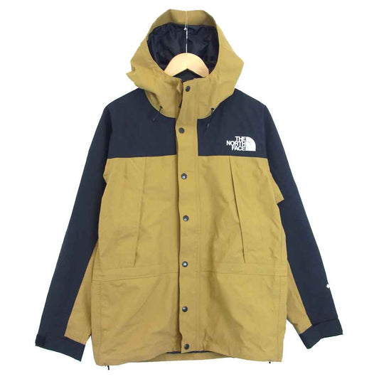 THE NORTH FACE ノースフェイス NP11834 Mountain Light Jacket マウンテン ライト ジャケット ゴアテックス ライトブラウン系 ブラック系 M【中古】