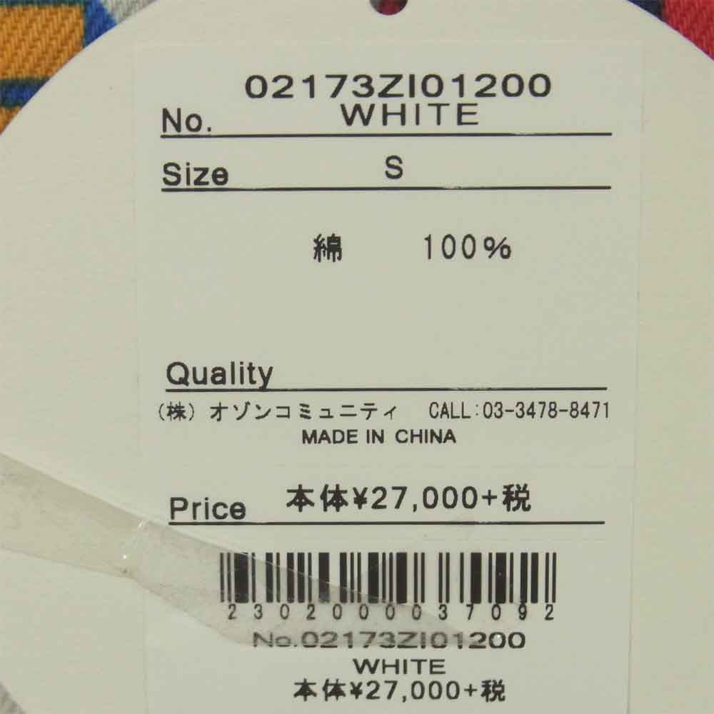 Supreme シュプリーム 17AW 02173ZI01 HYSTERIC GLAMOUR ヒステリックグラマー Text Work Jacket テキスト ワーク ジャケット ホワイト系 S【新古品】【未使用】【中古】