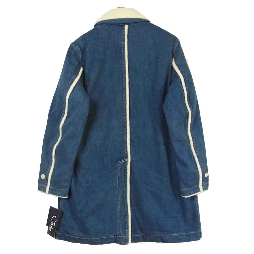 john UNDERCOVER JUV4301-1 デニム ボア ステンカラー コート インディゴブルー系 2【新古品】【未使用】【中古】