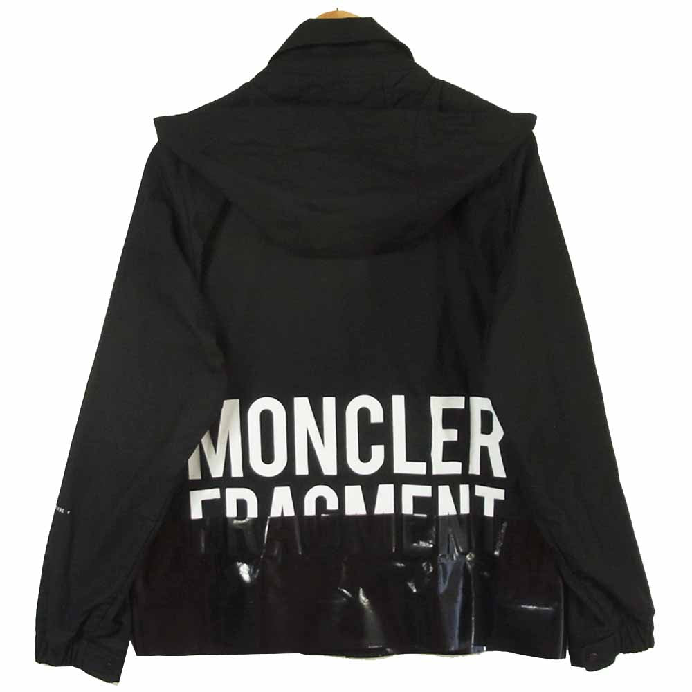 MONCLER モンクレール 19SS FRAGMENT フラグメント SKA バックロゴ ジャケット ブラック系 1【美品】【中古】