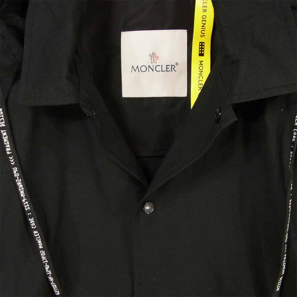 MONCLER モンクレール 19SS FRAGMENT フラグメント SKA バックロゴ ジャケット ブラック系 1【美品】【中古】