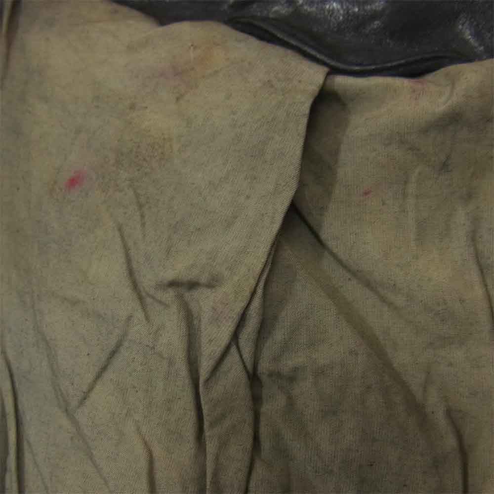 INCARNATION インカネーション 11711-41177 ♯967967 horse Leather DartsShouder Blouson ホースレザー ライダース ジャケット ブラック系 S【中古】