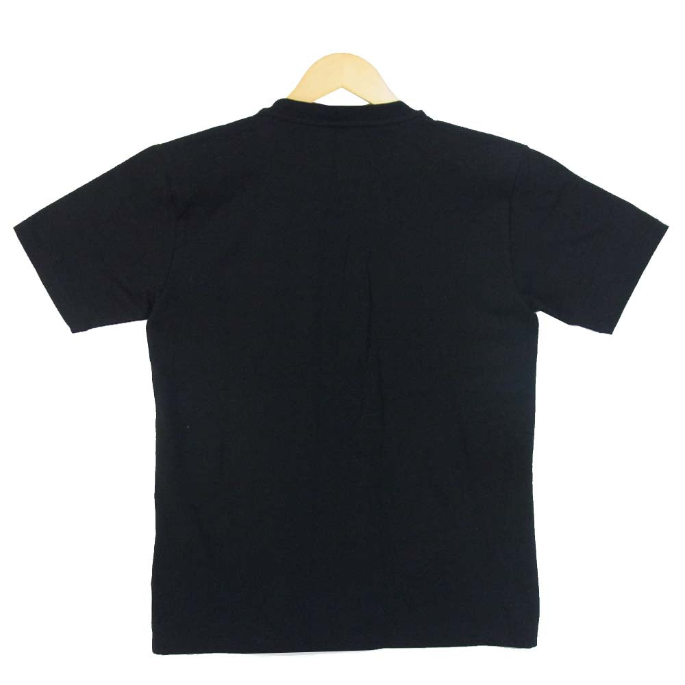 アニエスベー EUM-30650-A ADAM ET ROPE アダムエロぺ ロゴ プリント Tシャツ ブラック系 M【新古品】【未使用】【中古】