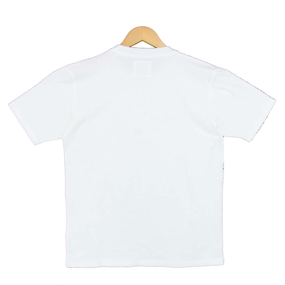 アニエスベー EUM-30650-A ADAM ET ROPE アダムエロぺ ロゴ プリント Tシャツ ホワイト系 M【新古品】【未使用】【中古】