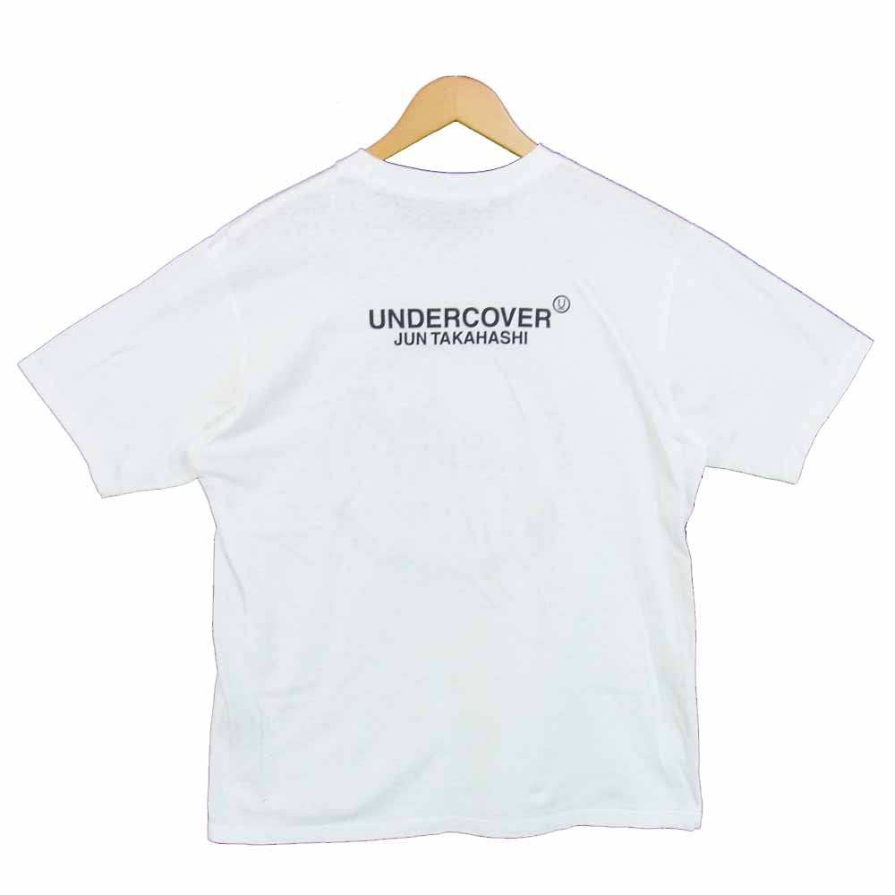 UNDERCOVER アンダーカバー UCZ3806 TEE BAT 蝙蝠 バット プリント Tシャツ ホワイト系 3【中古】