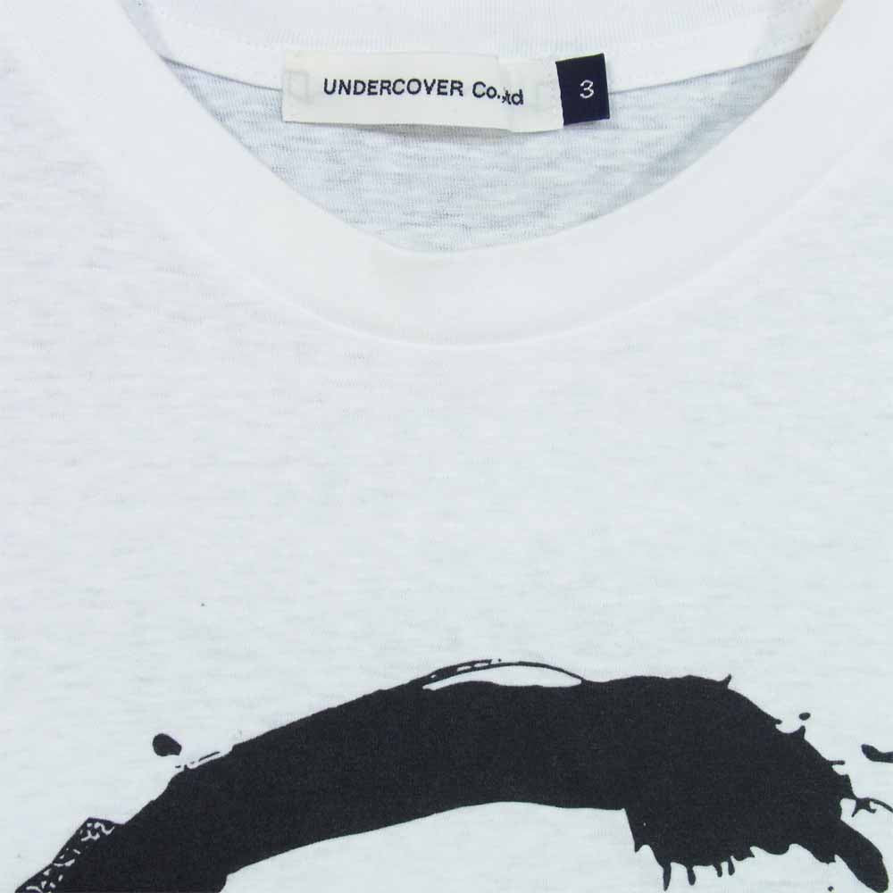UNDERCOVER アンダーカバー UCZ3806 TEE BAT 蝙蝠 バット プリント Tシャツ ホワイト系 3【中古】
