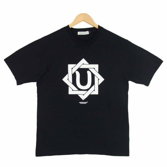 UNDERCOVER アンダーカバー Uロゴ プリント Tシャツ ブラック系 3【美品】【中古】