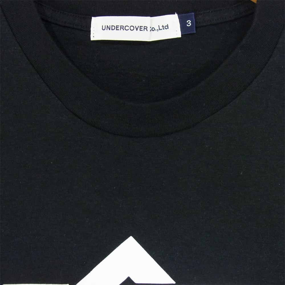 UNDERCOVER アンダーカバー Uロゴ プリント Tシャツ ブラック系 3【美品】【中古】