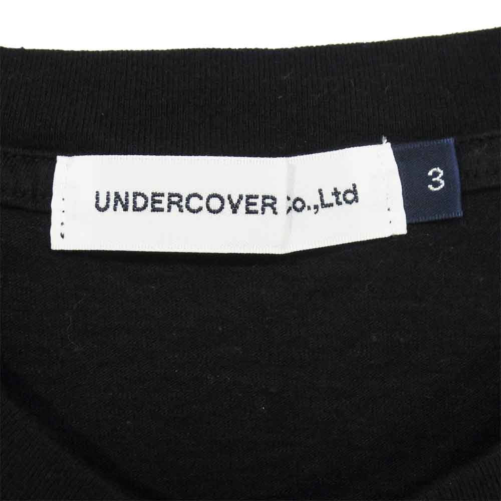UNDERCOVER アンダーカバー Uロゴ プリント Tシャツ ブラック系 3【美品】【中古】