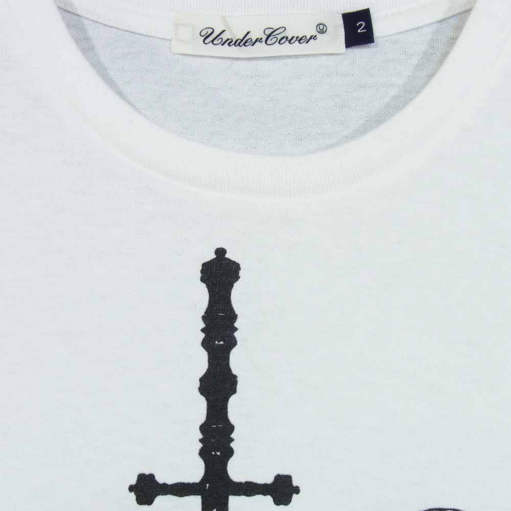 UNDERCOVER アンダーカバー 19SS THE Dead Hermits プリント Tシャツ ホワイト系 2【中古】