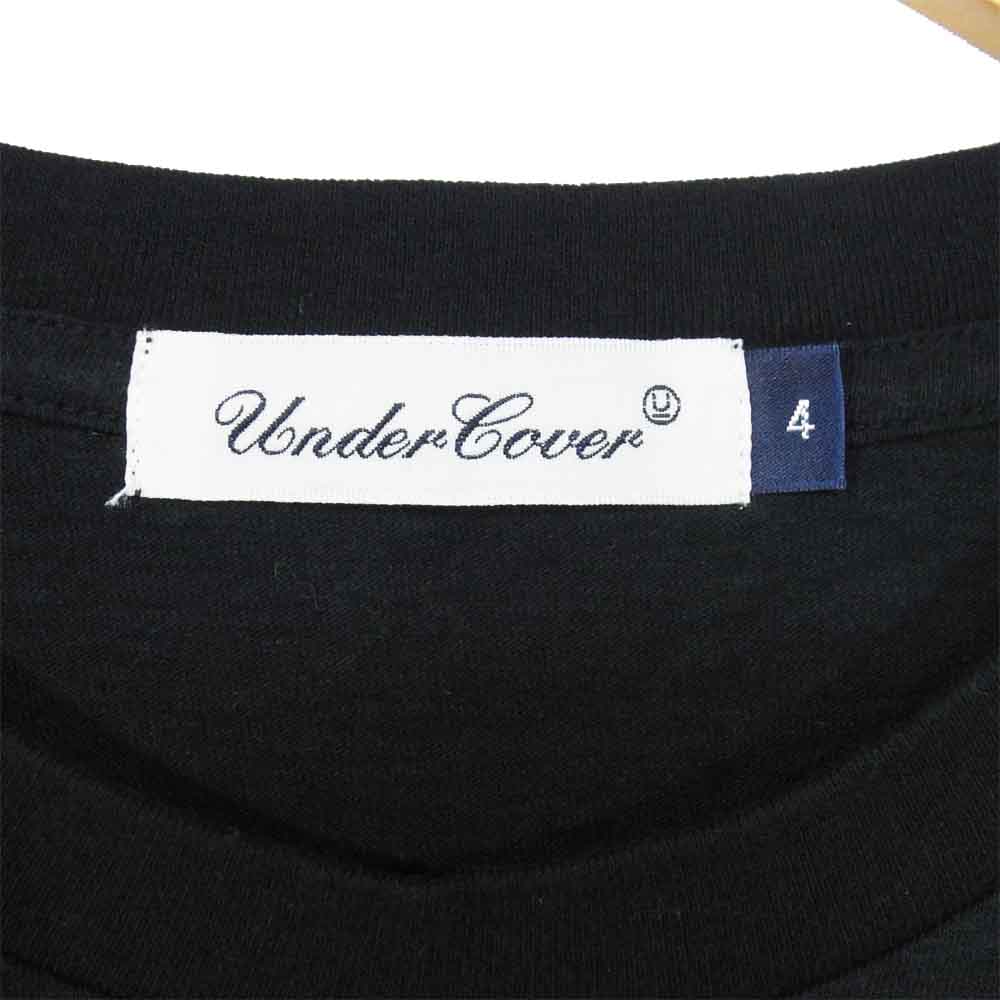 UNDERCOVER アンダーカバー UCZ3807 JUN TAKAHASHI ジュンタカハシ Chaos und Gleichgewicht カオスバランス プリント Tシャツ ブラック系 4【中古】
