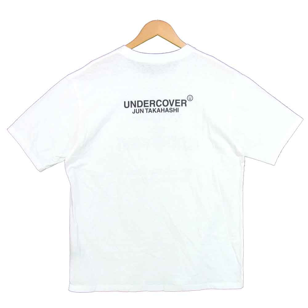 UNDERCOVER アンダーカバー UCZ3807 JUN TAKAHASHI ジュンタカハシ Chaos und Gleichgewicht カオスバランス プリント Tシャツ ホワイト系 XL【中古】