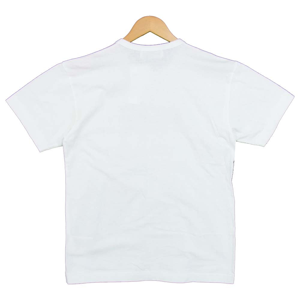 COMME des GARCONS コムデギャルソン SZ-T005-051-2-4  CDG シーディージー ロゴ プリント Tシャツ ホワイト系 L【新古品】【未使用】【中古】